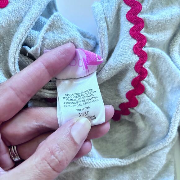 Goodlad Girls 3T Dress Santa Christmas Gray - Picture 4 of 7